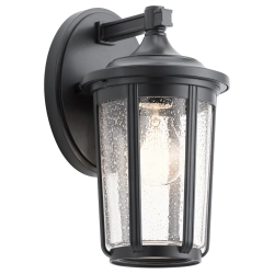 kinkiecik.pl Średni kinkiet Fairfield – 1 źródło światła – Czarny QN-FAIRFIELD-M-BK Elstead Lighting