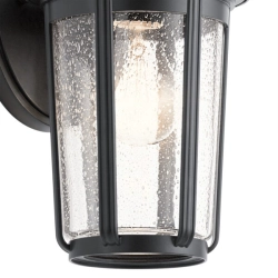 Średni kinkiet Fairfield – 1 źródło światła – Czarny QN-FAIRFIELD-M-BK Elstead Lighting