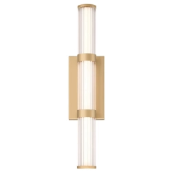 Średni kinkiet LED Fayton – Matowe złoto QN-FAYTON-M-BG Elstead Lighting