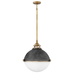 kinkiecik.pl Lampa wisząca Fletcher – 3 źródła światła QN-FLETCHER-P-L-AZ Elstead Lighting