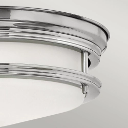 Plafon Hadrian – 2 źródła światła – Szkło opalowe – Chrom QN-HADRIAN-FS-CM-OPAL Elstead Lighting