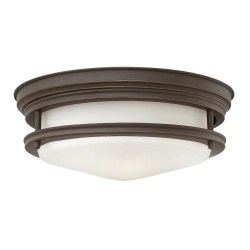 kinkiecik.pl Plafon Hadrian – 2 źródła światła – Opalowe szkło – Olejowany brąz QN-HADRIAN-FS-OZ-OPAL Elstead Lighting