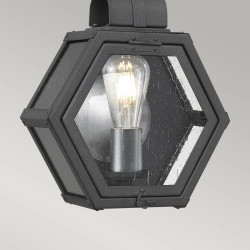 Mały kinkiet Heath – 1 źródło światła – Cętkowana czerń QN-HEATH-S-MB Elstead Lighting