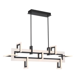Średnia lampa wyspowa Inizio – Matowa czerń QN-INIZIO-LP-M-BK Elstead Lighting