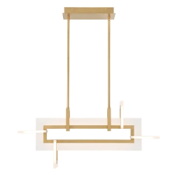 Mała lampa wyspowa Inizio – Matowe złoto QN-INIZIO-LP-S-BG Elstead Lighting