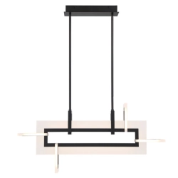 Mała lampa wyspowa Inizio – Matowa czerń QN-INIZIO-LP-S-BK Elstead Lighting