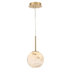 Mała lampa wisząca Kepler – 1 źródło światła QN-KEPLER-1P-S-BG Elstead Lighting