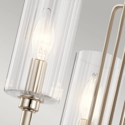 Żyrandol Kimrose – 3 źródeł światła – Polerowany nikiel QN-KIMROSE3-PN Elstead Lighting