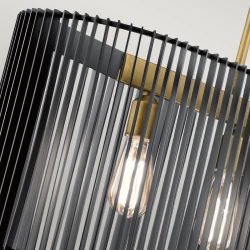 Lampa wisząca Linara – 5 źródeł światła QN-LINARA-ISLE-BK Elstead Lighting