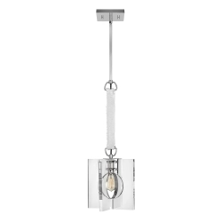 kinkiecik.pl Lampa wisząca Ludlow – 1 źródło światła – Polerowany nikiel QN-LUDLOW-1P-PN Elstead Lighting