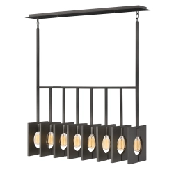 kinkiecik.pl Lampa wisząca Ludlow – 8 źródeł światła – Grafit QN-LUDLOW8-GR Elstead Lighting