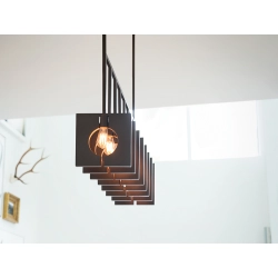 Lampa wisząca Ludlow – 8 źródeł światła – Grafit QN-LUDLOW8-GR Elstead Lighting