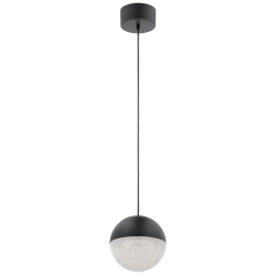 kinkiecik.pl Mała lampa wisząca LED Moonlit – Matowa czerń QN-MOONLIT-P-MBK Elstead Lighting