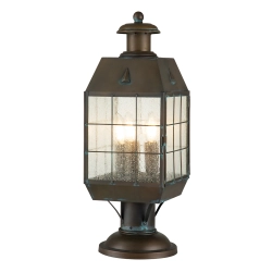 Duża latarnia stojąca Nantucket – 3 źródła światła QN-NANTUCKET3-L-AS Elstead Lighting