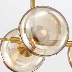 Lampa wyspowa Nottingham – 6 źródeł światła QN-NOTTINGHAM-6LP-AB Elstead Lighting