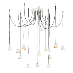 kinkiecik.pl Lampa wisząca Nula – 12 źródeł światła QN-NULA-12P Elstead Lighting