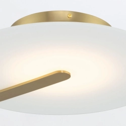 Średni plafon / kinkiet Nuvola – Złoty QN-NUVOLA-F-M-BG Elstead Lighting
