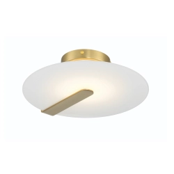 Mały plafon / kinkiet Nuvola – Złoty QN-NUVOLA-F-S-BG Elstead Lighting