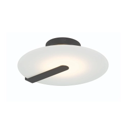 Mały plafon / kinkiet Nuvola – Matowa czerń QN-NUVOLA-F-S-BK Elstead Lighting