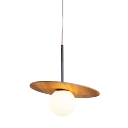 Lampa wisząca Orbit QN-ORBIT-P-M-TEAK Elstead Lighting