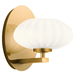 kinkiecik.pl Kinkiet Pim – 1 źródło światła – Złoty QN-PIM1-FXG Elstead Lighting