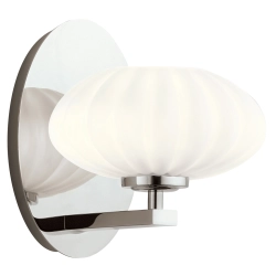 kinkiecik.pl Kinkiet Pim – 1 źródło światła – Polerowany chrom QN-PIM1-PC Elstead Lighting