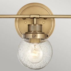Kinkiet Poppy – 3 źródła światła – Stary mosiądz QN-POPPY3-HB-BATH Elstead Lighting