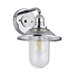 Kinkiet Rigby – 1 źródło światła – Polerowany chrom QN-RIGBY1-BATH-PC Elstead Lighting