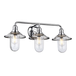 kinkiecik.pl Kinkiet Rigby – 3 źródła światła – Polerowany chrom QN-RIGBY3-BATH-PC Elstead Lighting