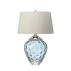 kinkiecik.pl Lampa stołowa Samara – 2 źródła światła – Jasnoniebieska QN-SAMARA-TL-BLU Elstead Lighting