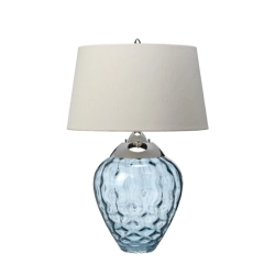 Lampa stołowa Samara – 2 źródła światła – Jasnoniebieska QN-SAMARA-TL-BLU Elstead Lighting