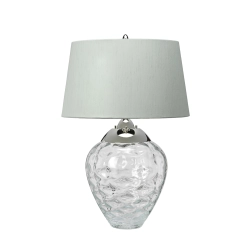 Lampa stołowa Samara – 2 źródła światła – Bezbarwne szkło QN-SAMARA-TL-CLR Elstead Lighting
