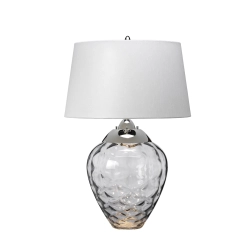 kinkiecik.pl Lampa stołowa Samara – 2 źródła światła – Przydymione szkło QN-SAMARA-TL-SMK Elstead Lighting