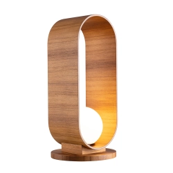 Lampa stołowa Sfera QN-SFERA-TL-L-TEAK Elstead Lighting
