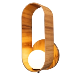 Kinkiet Sfera QN-SFERA-WB-L-TEAK Elstead Lighting
