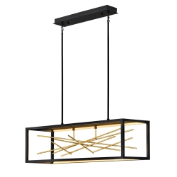 kinkiecik.pl Podłużna lampa wisząca LED Styx QN-STYX-LED-ISLE-BG Elstead Lighting