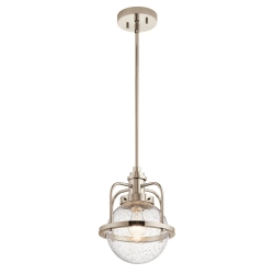 kinkiecik.pl Lampa wisząca/ Plafon Triocent – 1 źródło światła – Polerowany nikiel QN-TRIOCENT-P-PN Elstead Lighting