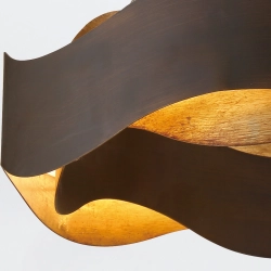 Duży żyrandol Vaughan – Brązowo-złoty QN-VAUGHAN-P-L-BRZ-GD Elstead Lighting
