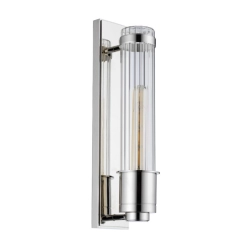 Kinkiet Wellington – 1 źródło światła – Polerowany chrom QN-WELLINGTON1-PC Elstead Lighting