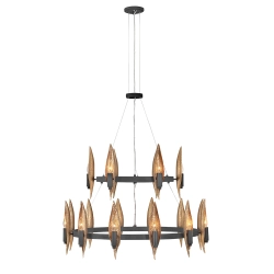 kinkiecik.pl Żyrandol Willow – 18 źródeł światła QN-WILLOW18-CBK Elstead Lighting