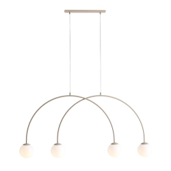 LAMPA WISZĄCA UNA 4 BEIGE S 1116L17_S Aldex - zdjęcie produktu