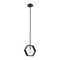 Mała lampa wisząca Bismarck – 1 źródło światła QZ-BISMARCK-MP-EK Elstead Lighting