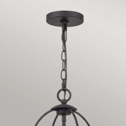 Lampa wisząca Bradbury – 4 źródła światła – Popielata QZ-BRADBURY-4P-GK Elstead Lighting