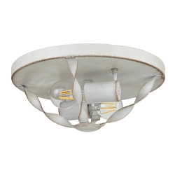 Plafon Bradbury – 2 źródła światła – Antyczna biel QZ-BRADBURY-F-AWH Elstead Lighting