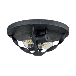 Plafon Bradbury – 2 źródła światła – Popielaty QZ-BRADBURY-F-GK Elstead Lighting