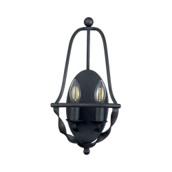 Kinkiet Bradbury – 2 źródła światła – Popielaty QZ-BRADBURY2-GK Elstead Lighting