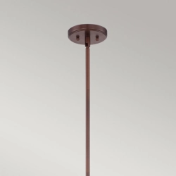 kinkiecik.pl Duża lampa wisząca Brown Lattice – 4 źródła światła QZ-BROWN-LATTICE-P-L Elstead Lightnig