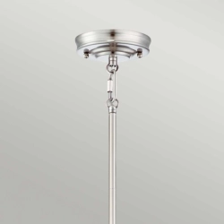 kinkiecik.pl Mała lampa wisząca Emery – 1 źródło światła – Cesarskie srebro QZ-EMERY-P-S-IS Elstead Lighting