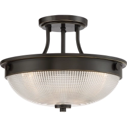 kinkiecik.pl Półplafon Mantle – 2 źródła światła – Palladiański brąz QZ-MANTLE-SF-PN Elstead Lighting