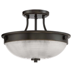 kinkiecik.pl Półplafon Mantle – 2 źródła światła – Palladiański brąz QZ-MANTLE-SF-PN Elstead Lighting